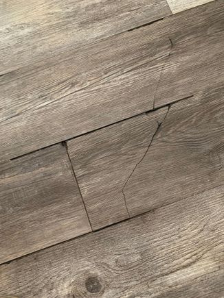 Like how the fuck does this even happen? Flooring is 4 years old. 