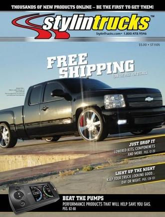 July Issue of StylinTrucks Magazine Front Cover