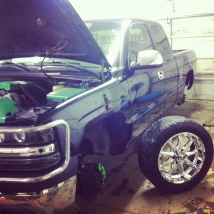 cleaning the rims