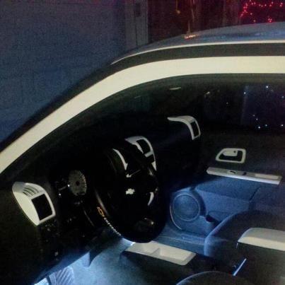 White LED'S in footwells