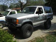 90B2 after new front springs and spacers