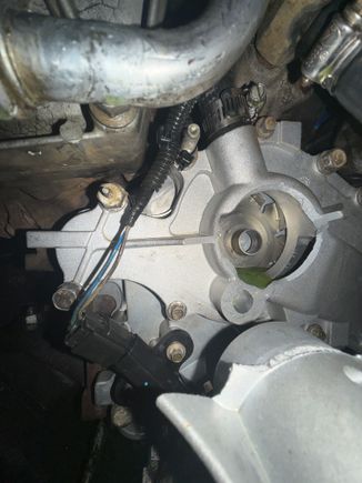 Housing snapped clean off