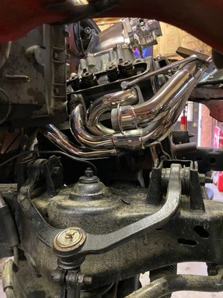 It just so happened he had a bunch of motor goodies and was willing to trade/sell.
Badazz polished stainless headers, Turbonetics upgrade turbo and wast gate, kenny Bell 65mm polished throttle body.