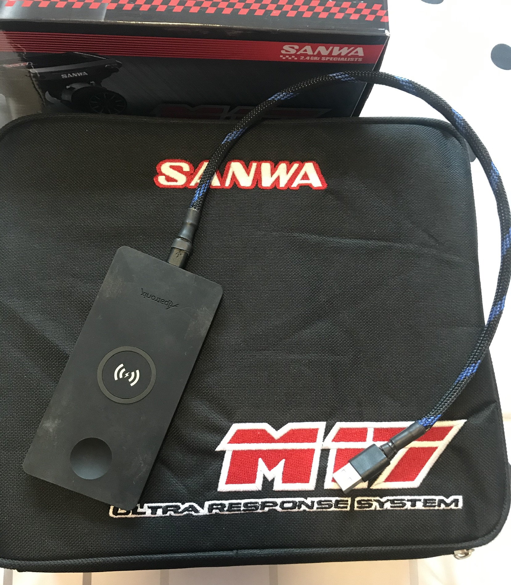 美品☆SANWA M17 RX-491 PC トリプルレシーバーセットSXR対応+