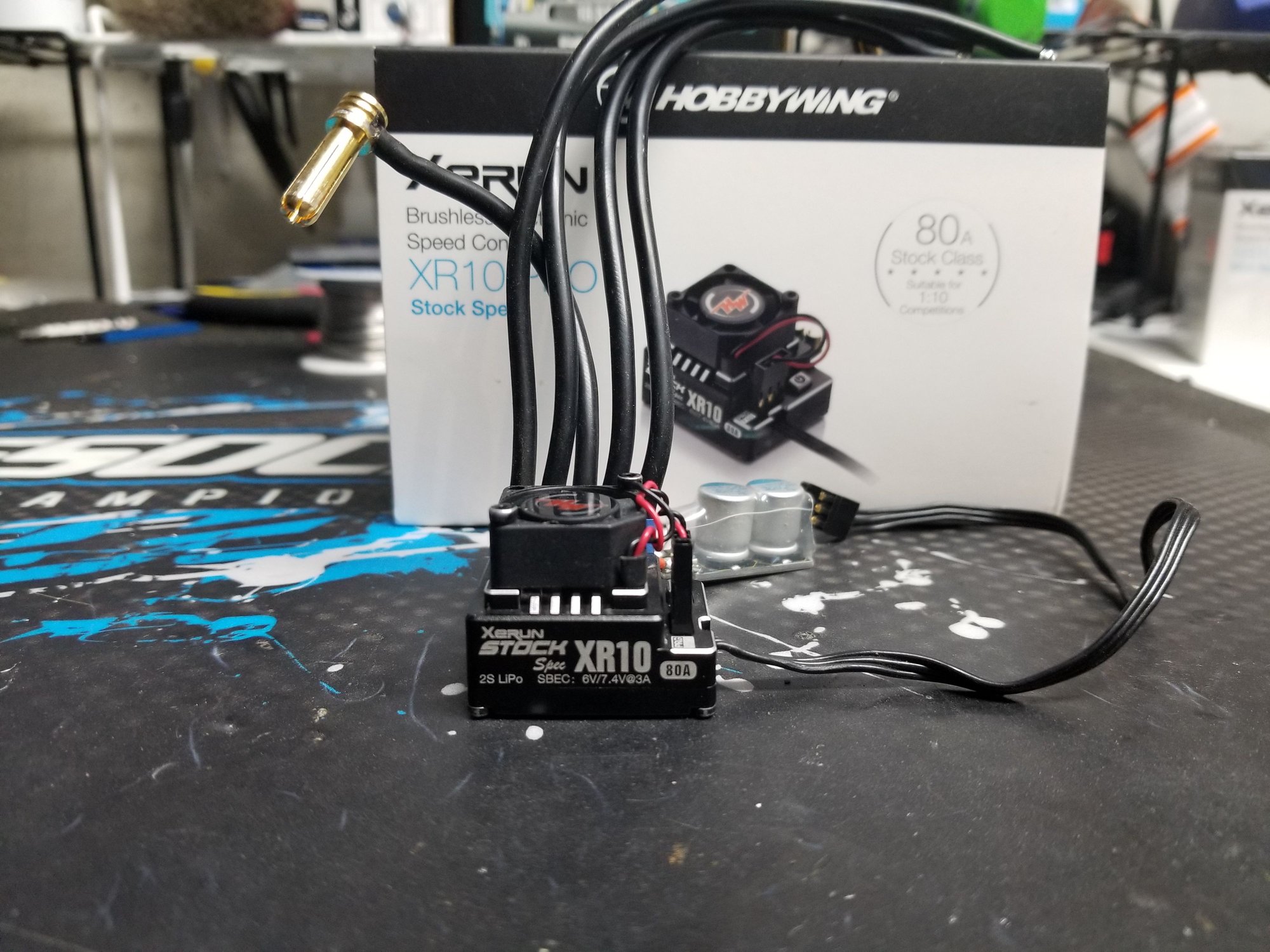 Module Condensateur 'F' Hobbywing HW30840007 - Pour Variateur De Voiture RC (Xr10 Stock Spec)