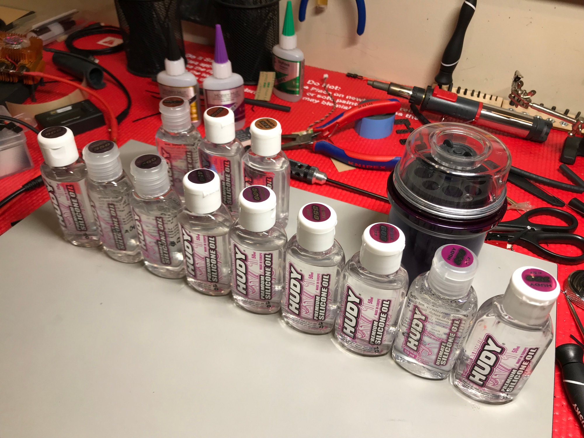 FS Full range of Hudy oils 300CST to 700CST, 7,8,10K diff oil, Tamiya