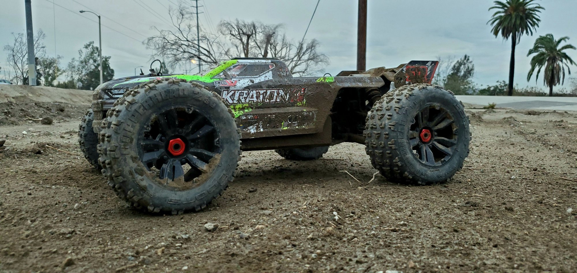 Carrozzeria ARRMA Kraton 4X4 8S BLX - Scocca Verde In Policarbonato, Ricambio Originale ARA409001 - 4