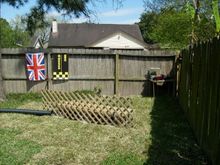 British Union Jack for grass track opening ceremony, March 20, 2019