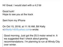 When I switched to the Motiv 25.5. I asked them directly. Since they have hosted races at where I was planning to run at. Unfortunately track is no longer in business 