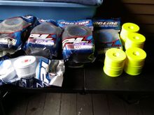 New Truggy Tires $115
(1) set of Blockade M3
(2) sets of Hole shots X3 soft
(3) set of new wheels