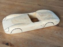 The mold, before it is coated with filler and smoothed
