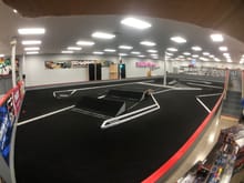 My new local track. HobbyTown, Batavia, Illinois. About do the size of their previous track in St. Charles. 
