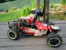 My NEW kyosho sand master 
The radio is nice they could have made the car a little better