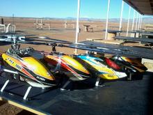 Trex 700E, Fusion 50, Trex 600 EFL, Trex 500 ESP
