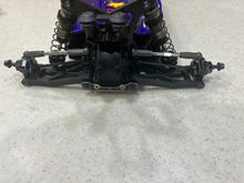 Aluminum rear hubs.