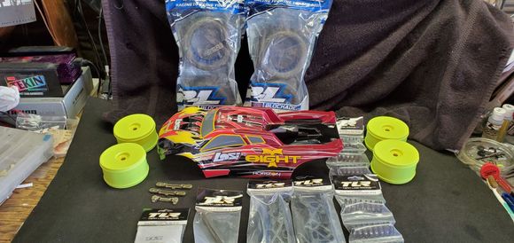Only the tires and wheels are offered in this auction. If you want the body $10 plus shipping!
