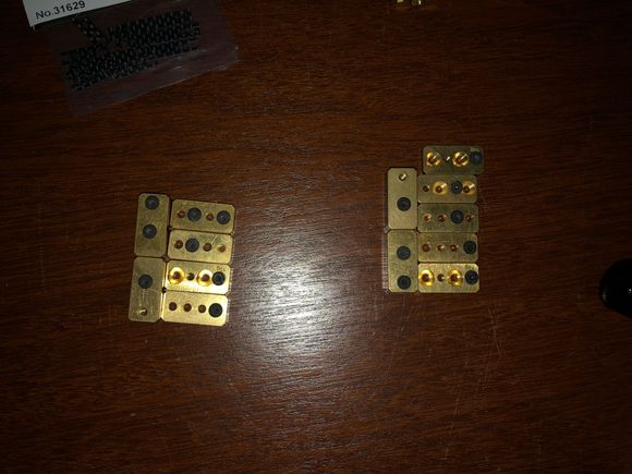 Both sets of ballast weights.