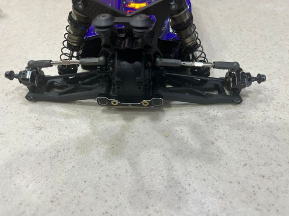 Aluminum rear hubs.