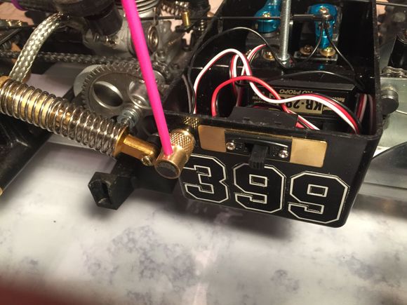 Wanted to mount the antenna without drilling through the driver doll