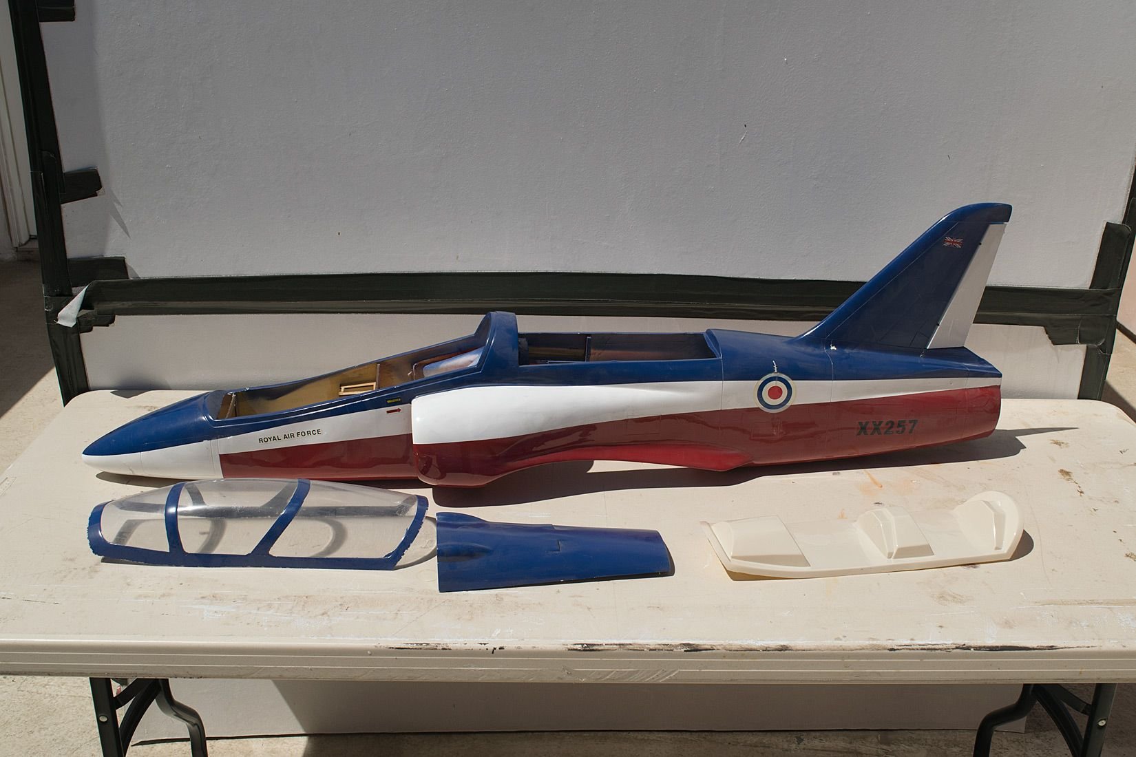 BAE Hawk Jet Fiberglass/Wood ARF 55" Wingspan plus XPS Dynamax Pro