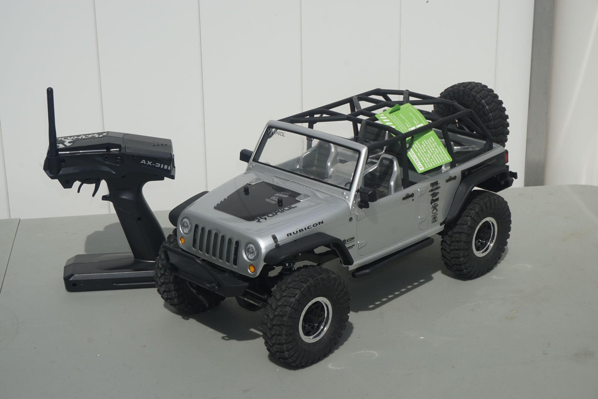 Axial SCX10 2012 Jeep Wrangler Unlimited Rubicon Manual Kit Version AX90027