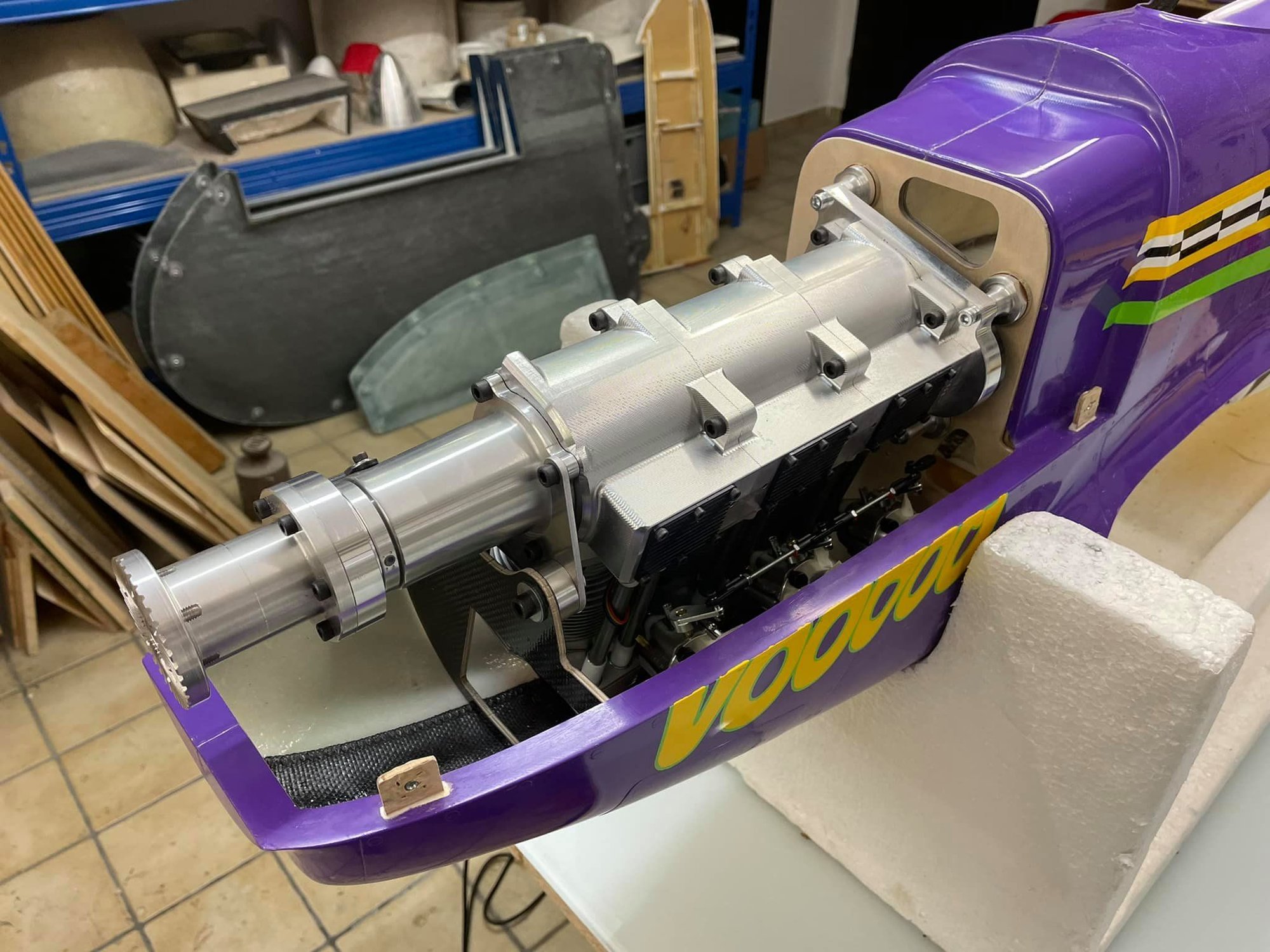 CARF P51 Voodoo RENO Racer powererd by a KOLM 230 3cyl. inline RCU Forums