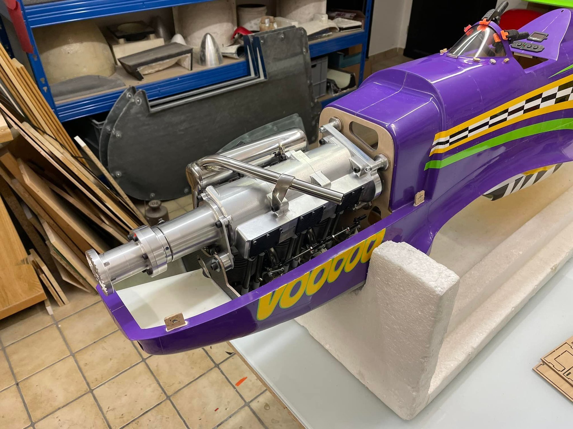 CARF P51 Voodoo RENO Racer powererd by a KOLM 230 3cyl. inline - Page 2 ...