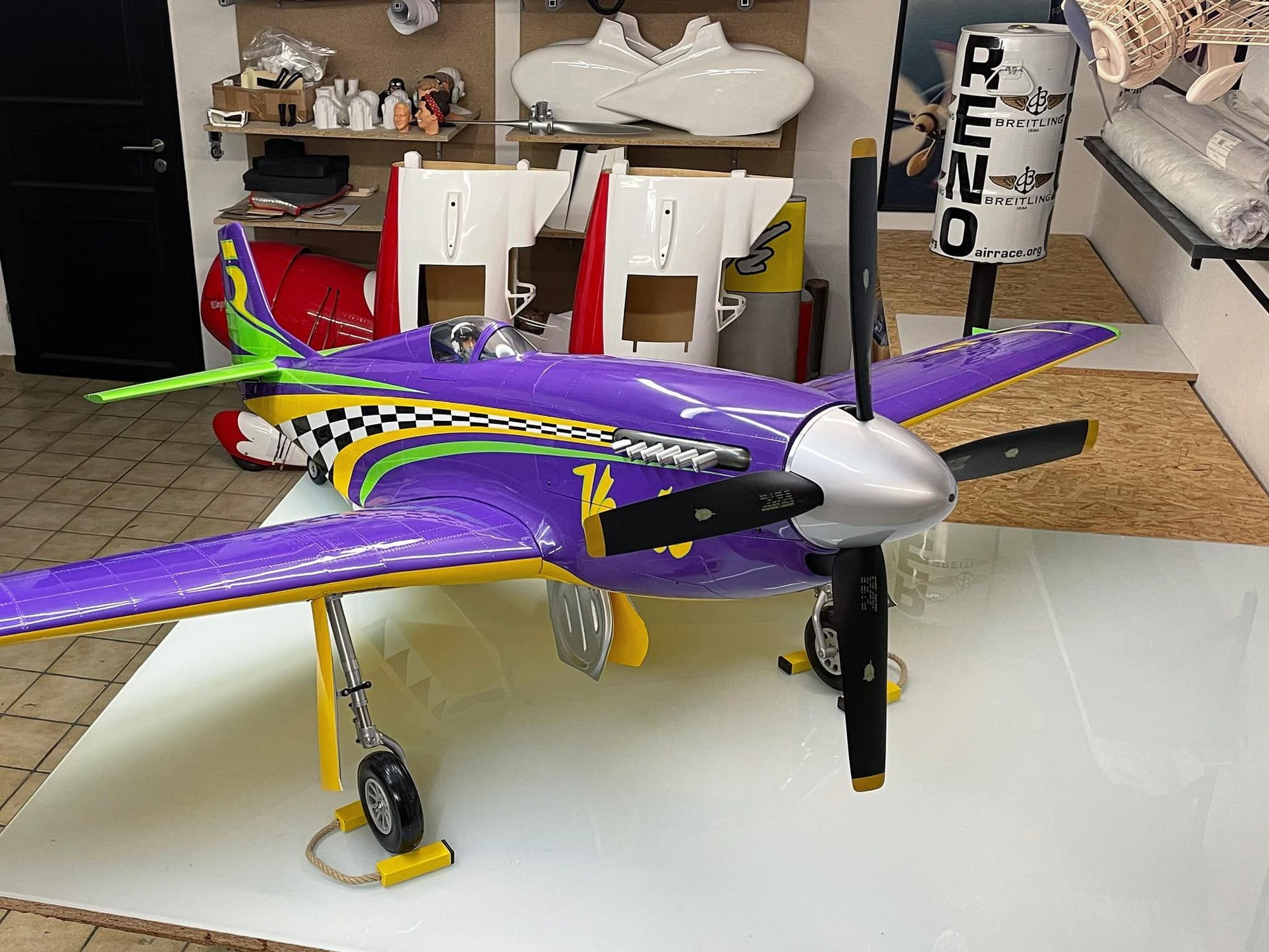 CARF P51 Voodoo RENO Racer powererd by a KOLM 230 3cyl. inline - Page 2 ...