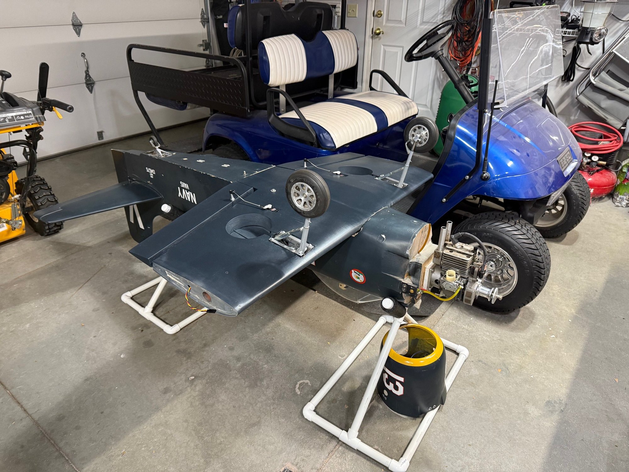 Center Wing installed and nearing completion.