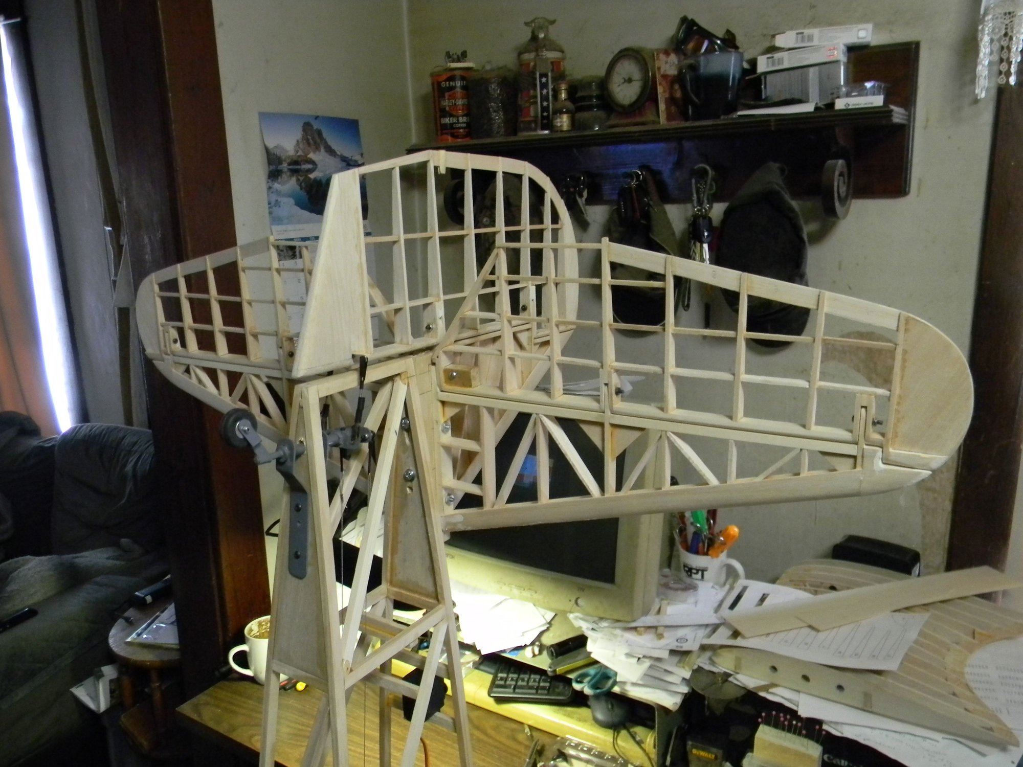 Empennage installed.