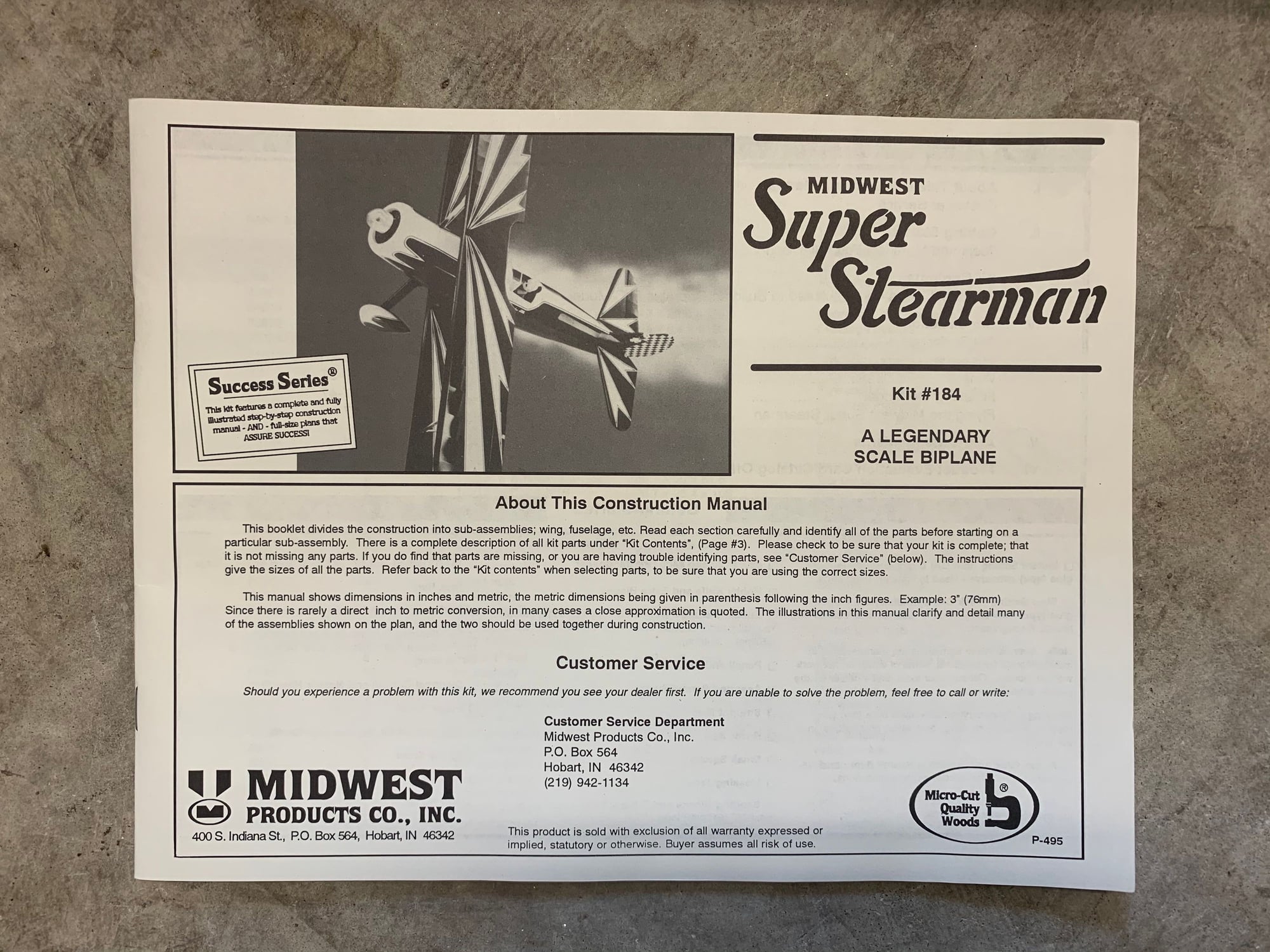 midwest super stearman manuals in pdf