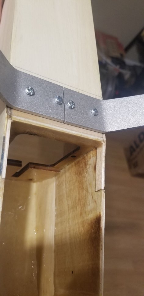 OEM gear plate notches filled and tank bay fuel-proofed -
