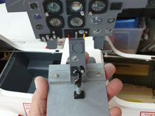 Rear cockpit floor+front instrument panel. 