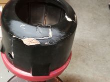 cowl glued back together