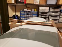 Added second R9 rib with 3/8" spacers under it. 