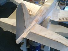 Sanded down both sides of the tail one for a nice flow of lines.