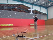 Indoor at Coffs today.