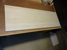 Balsa building board.