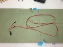 2 22 gauge wires for power, 26 gauge wires for signal.