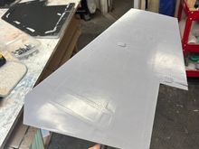 Vertical stab out of the mold.  330grams total weight