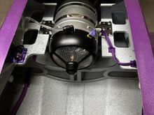 This area in front of the engine is where the smoke system will go.