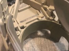 ring assembly basket looking down into the commanders hatch. 