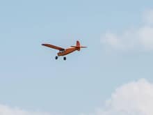 Picture of the model in flight on Sunday.