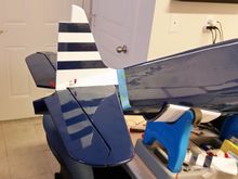 Getting the tail glued on. No problems