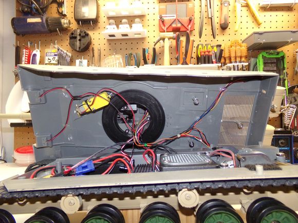 I reused the Hooben traverse motor and it's a little slow, but works good.  