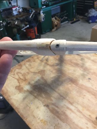 So happy with this. Just fyi, I cut the 2-56 threaded part of a metal dobro clevis off and glued into the ends of all my hinge tubes.  Now I just screw a rod into them to remove.