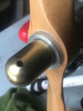 Brass prop nut