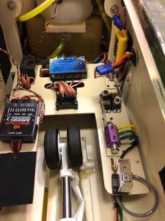 Old installation of valves 