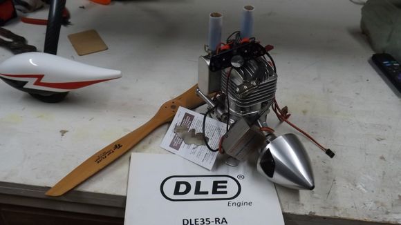 Excellent running engine broken in PER INSTRUCTIONS AND ONLY  FLOWN FOUR TIMES