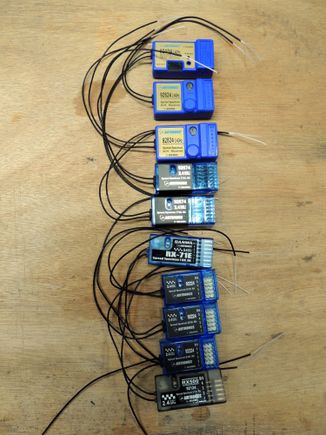Lot of Airtronics receivers.